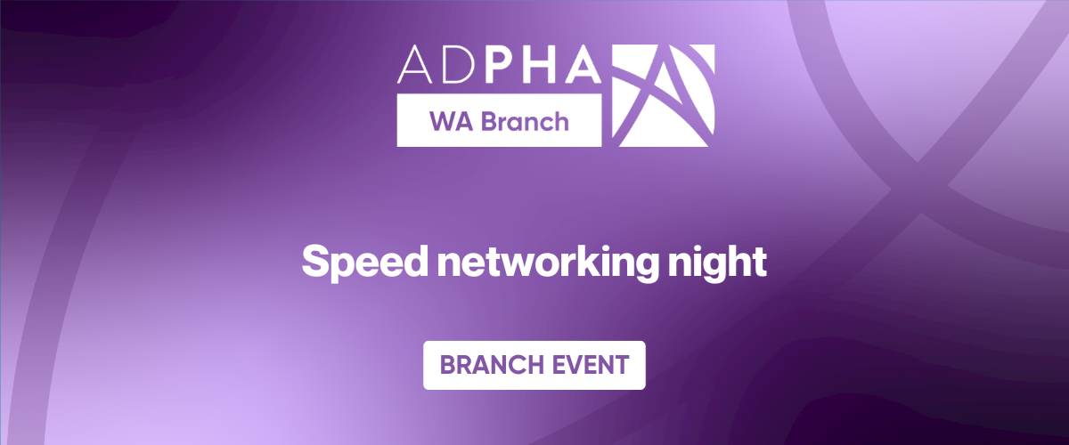WA Branch | Speed networking night